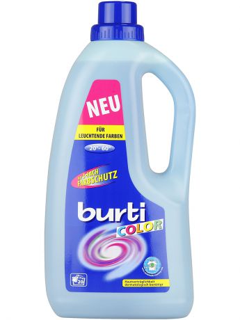 Средства для стирки Burti Жидкое средство для стирки цветного белья Burti Color Liquid, 1500мл