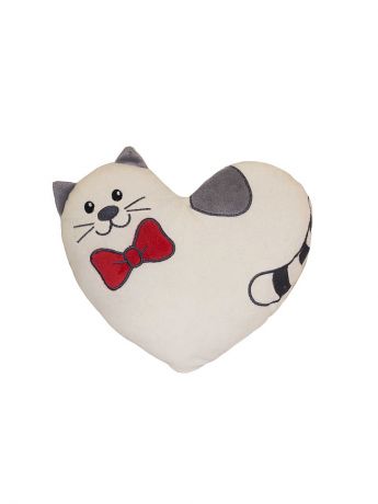 Мягкие игрушки Gulliver Подушка-валентинка котик Тимур 25 см