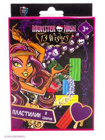 Пластилин Centrum Пластилин Monster high, 6 цветов