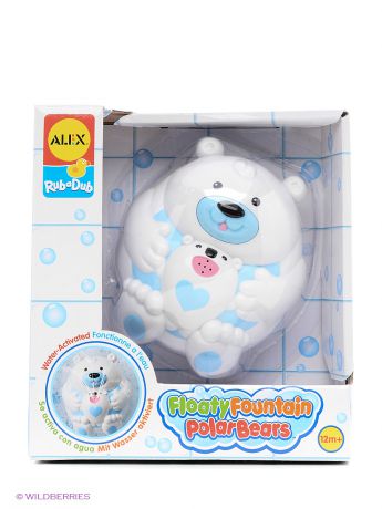 Игрушки для ванной Alex Игрушка для ванны "Полярный медвежонок"