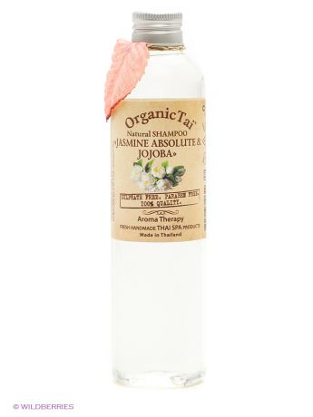 Шампуни Organic Tai Натуральный шампунь для волос "Жасмин и жожоба", 260 мл