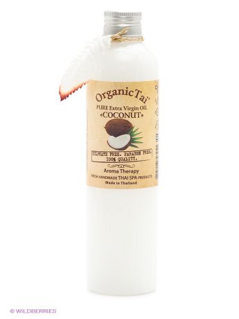 Масла Organic Tai Чистое базовое масло КОКОСА холодного отжима, 260 мл