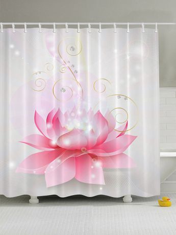 Шторы для ванной Magic Lady Фотоштора для ванной "Мечты цветочной феи", 180*200 см