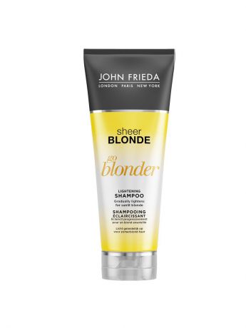 Шампуни John Frieda Шампунь осветляющий для натуральных, мелированных и окрашенных волос Sheer Blonde Go Blonder, 250 мл