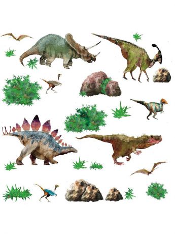 Наклейки интерьерные ROOMMATES Наклейка для декора Динозавры