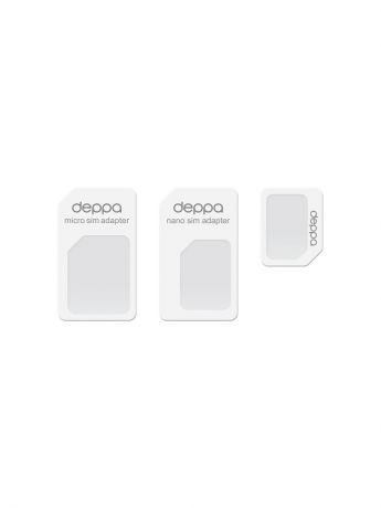 Адаптеры Deppa Адаптер Nanoµ sim card для мобильных устройств