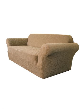 Чехлы для мебели Медежда Чехол на трехместный диван Челтон цвет бежевый