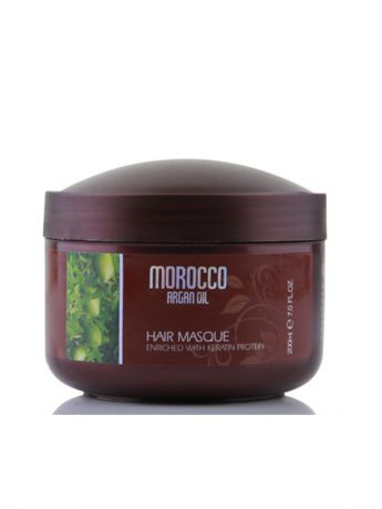 Косметические маски Morocco Argan Oil Маска для волос восстанавливающая с маслом арганы и кератином, Morocco Argan Oil, 200мл