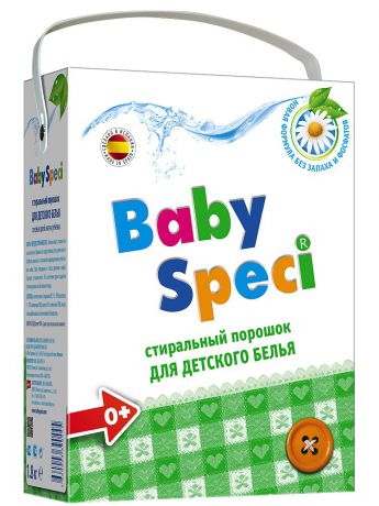 Стиральные порошки BabySpeci Babyspeci Стиральный Порошок Для Белья,1,8 Кг. В Коробке
