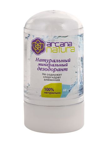 Дезодоранты Arcana Natura Минеральный дезодорант твердый, 60 г