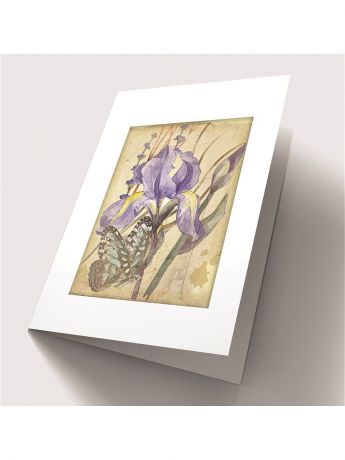 Наборы для вышивания Матренин Посад Набор для создания открытки "Сиреневый нектар"
