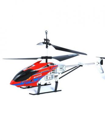Радиоуправляемые игрушки ВластелиНебес Радиоуправляемый вертолет Крепыш, гироскоп и турбоускорение Красный