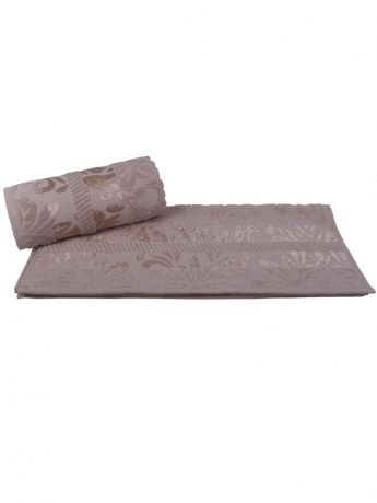 Полотенца банные HOBBY HOME COLLECTION Махровое полотенце 70x140 "VERSAL" коричневое,100% хлопок