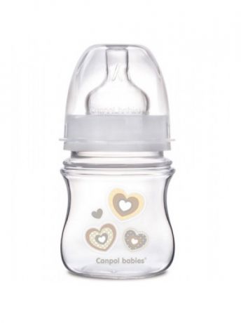 Бутылочки для кормления Canpol babies Бутылочка PP EasyStart с широким горлышком антиколиковая, 120 мл, 0+ Newborn baby