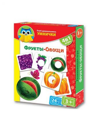 Настольные игры Vladi Toys Игра Фрукты-Овощи