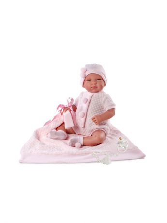 Куклы Llorens Кукла младенец 43 см с одеялом