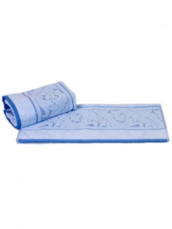 Полотенца банные HOBBY HOME COLLECTION Махровое полотенце 70x140 "SULTAN" голубое,100% хлопок