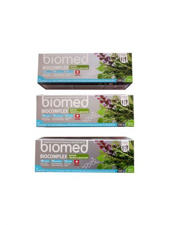 Зубные пасты BIOMED Splat набор зубная паста BIOMED BIOCOMPLEX *3