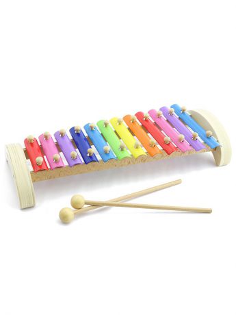 Музыкальные инструменты Игрушки из дерева Музыкальная игрушка ксилофон 12 тонов металлический
