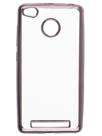 Чехлы для телефонов skinBOX Накладка  skinBOX silicone chrome border 4People для Xiaomi Redmi 3 Pro