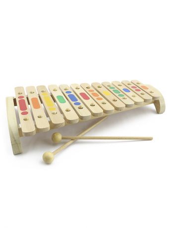 Музыкальные инструменты Игрушки из дерева Музыкальная игрушка ксилофон 12 тонов (деревянный)