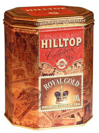 Чай Hilltop Чай Hilltop Collection " Королевское Золото "  в ж/б 100 гр