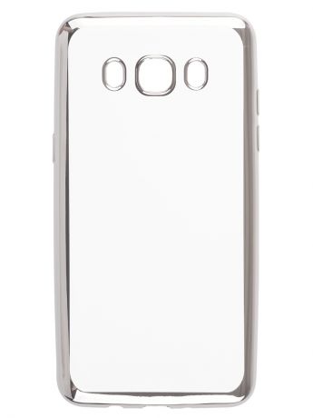 Чехлы для телефонов skinBOX Накладка  skinBOX silicone chrome border 4People для Samsung Galaxy J5 (2016)