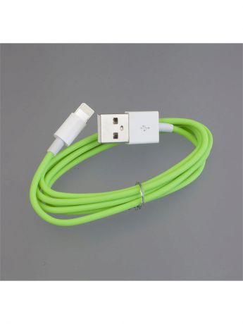 Кабели Pro Legend Usb кабель Pro Legend плоский Iphone 5, 6s, 8 pin, 1м,  зеленый