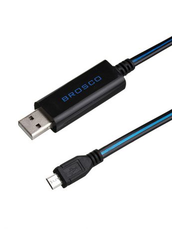 Кабели Rosco Светящийся зарядный кабель Micro USB