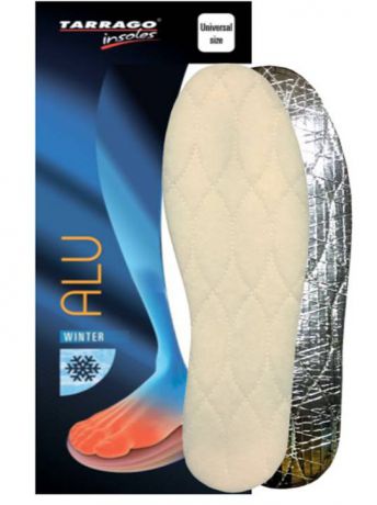 Стельки Tarrago Зимние стельки на латексной основе с алюминиевой фольгой, ALU, Б/Р