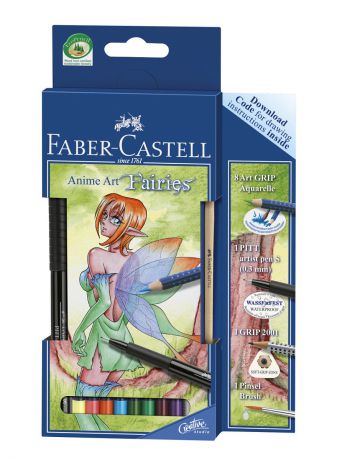 Карандаши Faber-Castell Акварельные карандаши ART GRIP AQUARELLE, набор Сказка