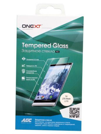 Защитные стекла ONEXT Защитное стекло для телефона ZTE Blade L110