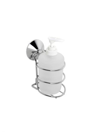Дозаторы для ванной VERRAN Дозатор настенный для жидкого мыла с вакуумной системой крепления Real