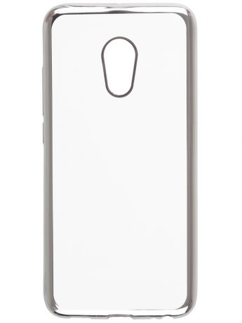 Чехлы для телефонов skinBOX Накладка  skinBOX silicone chrome border 4People для Meizu Pro 6.