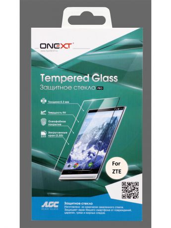 Защитные стекла ONEXT Защитное стекло Onext для телефона ZTE Blade GF3