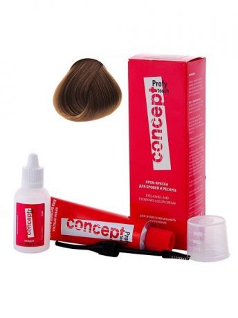 Краски для волос Concept Крем-краска для бровей и ресниц PROFY TOUCH Коричневый; 30/20 мл (п)