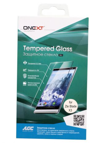 Защитные стекла ONEXT Защитное стекло Onext для телефона ZTE Blade X3