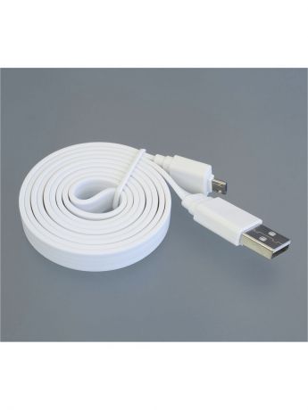 Кабели Pro Legend Usb кабель Pro Legend плоский micro Usb, 1м,  белый