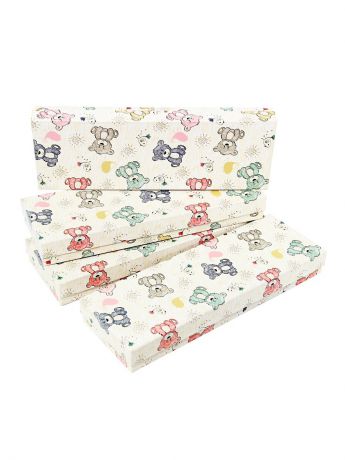 Подарочные коробки VELD-CO Набор Из 4 Картонных Коробок Мишки-Малышки