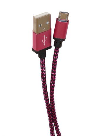 Кабели Pro Legend Usb кабель Pro Legend micro Usb, текстиль, фиолетовый, 1м