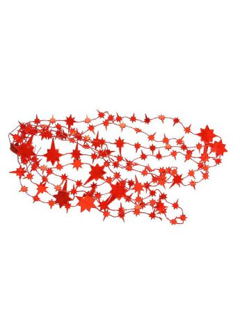 Елочные украшения Яркий Праздник Гирлянда звезда средняя 2 штуки  270 см (красный) арт.16100  (ДШВ 0,105Х0,01Х0,28 м.)