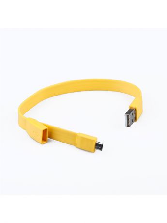 Кабели Pro Legend Usb кабель Pro Legend Micro Usb "браслет", 25см., желтый