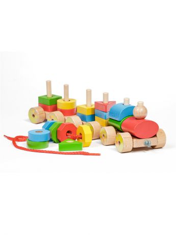 Каталки Игрушки из дерева Деревянная игрушка паровозик