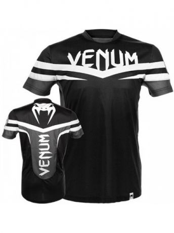 Футболка Venum Футболка Venum Sharp Dry Tech T-shirt -Black White