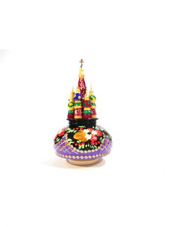 Сувениры Taowa Церквушка маленькая с заводным механизмом фиолетовая