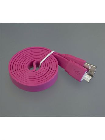 Кабели Pro Legend Usb кабель Pro Legend плоский micro Usb, 1м,  розовый