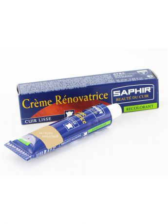 Краски для обуви Saphir Восстановитель кожи Creme RENOVATRICE, 25 мл. (жидкая кожа)(44 КРЕМОВЫЙ)