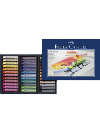 Мелки Faber-Castell Мягкие мелки GOFA, набор цветов, в картонной коробке, 36 шт.