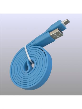Кабели Pro Legend Usb кабель Pro Legend плоский micro Usb, 1м,  голубой