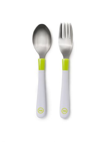 Ложки для прикорма Happy Baby Набор столовых приборов "SPOON FORK BABY CUTLERY SET"